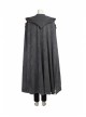 Game Of Thrones Season 7 Dragon Mother Daenerys Targaryen Black Dress Set Halloween Cosplay Costume Dress And Shawl And Cloak