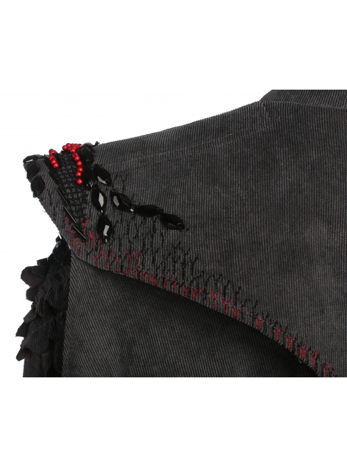 Game Of Thrones Season 7 Dragon Mother Daenerys Targaryen Black Dress Set Halloween Cosplay Costume Dress And Shawl And Cloak