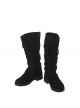 Game Of Thrones Season 7 Dragon Mother Daenerys Targaryen Black Dress Set Halloween Cosplay Accessories Black Boots