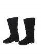 Game Of Thrones Season 7 Dragon Mother Daenerys Targaryen Black Dress Set Halloween Cosplay Accessories Black Boots