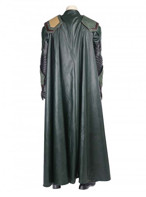 Thor Ragnarok Loki Battle Suit Halloween Cosplay Costume Vest And Cloak And Shoulder Armors