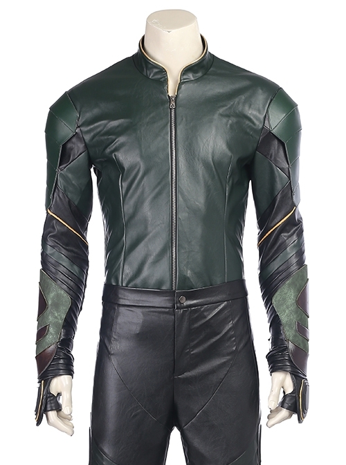 Thor Ragnarok Loki Battle Suit Halloween Cosplay Costume Top