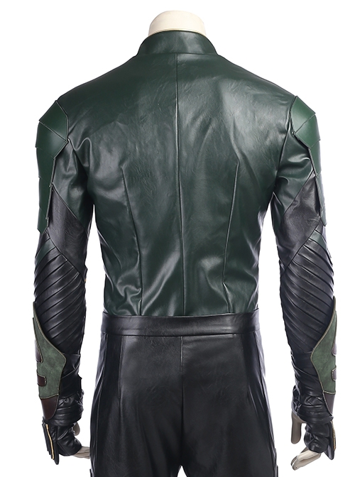 Thor Ragnarok Loki Battle Suit Halloween Cosplay Costume Top