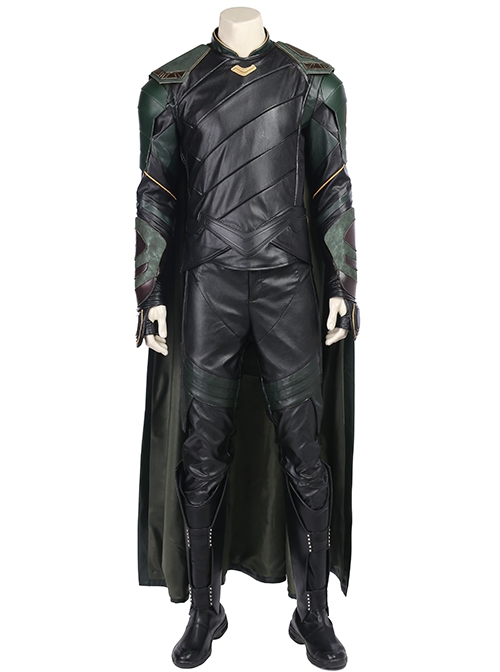 Thor Ragnarok Loki Battle Suit Halloween Cosplay Costume Black Trousers