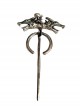 Game Of Thrones Season 7 Dragon Mother Daenerys Targaryen Black Coat Suit Halloween Cosplay Accessories Brooch