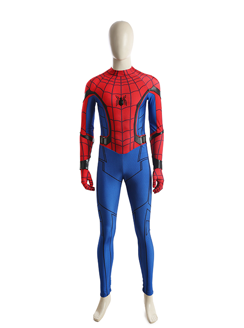 Spider-Man Homecoming Spider-Man Peter Parker Halloween Cosplay Costume Bodysuit