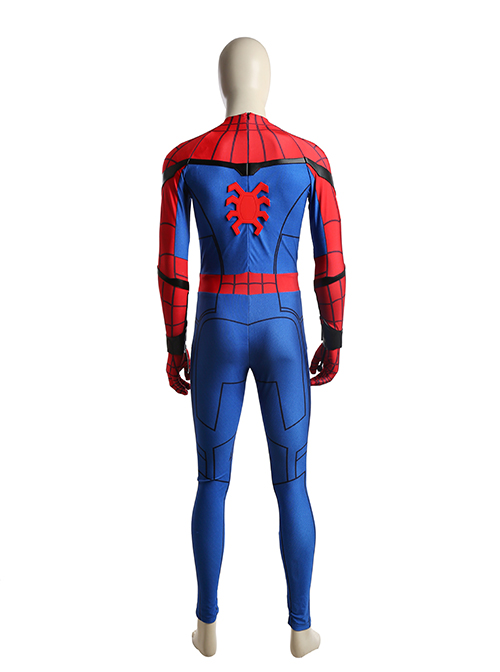 Spider-Man Homecoming Spider-Man Peter Parker Halloween Cosplay Costume Bodysuit
