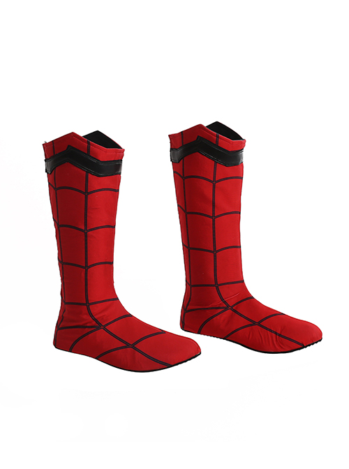 Spider-Man Homecoming Spider-Man Peter Parker Halloween Cosplay Accessories Red Boots