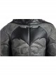 Justice League Batman Bruce Wayne Battle Suit Halloween Cosplay Costume Black Top