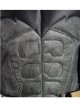 Justice League Batman Bruce Wayne Battle Suit Halloween Cosplay Costume Black Top