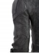 Justice League Batman Bruce Wayne Battle Suit Halloween Cosplay Costume Black Top