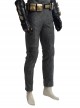 Justice League Batman Bruce Wayne Battle Suit Halloween Cosplay Costume Black Trousers