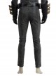 Justice League Batman Bruce Wayne Battle Suit Halloween Cosplay Costume Black Trousers