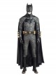 Justice League Batman Bruce Wayne Battle Suit Halloween Cosplay Costume Black Trousers
