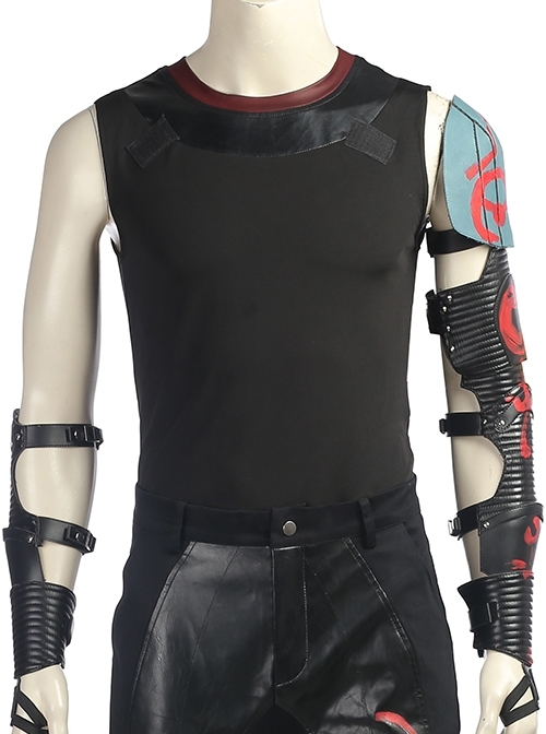 Thor Ragnarok Thor Odinson Black Vest Battle Suit Halloween Cosplay Costume Bottoming Vest