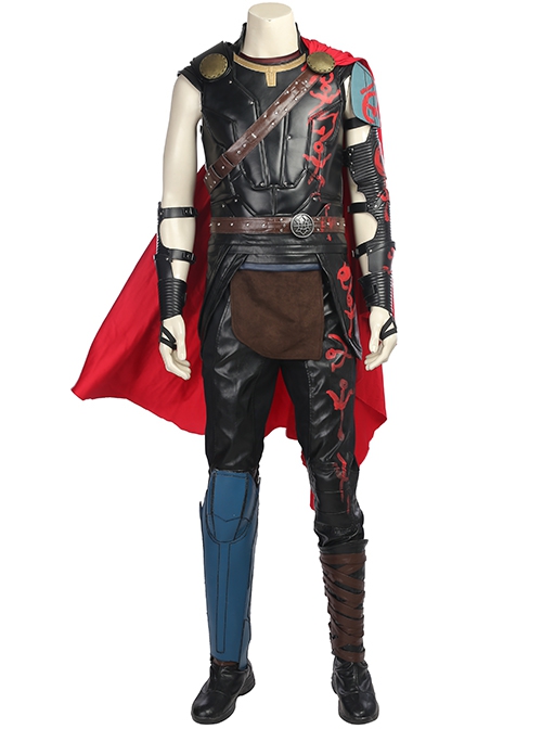 Thor Ragnarok Thor Odinson Black Vest Battle Suit Halloween Cosplay Costume Bottoming Vest