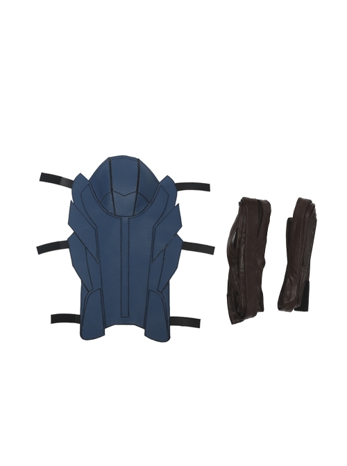 Thor Ragnarok Thor Odinson Black Vest Battle Suit Halloween Cosplay Accessories Leg Guard And Binding Bands