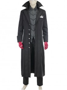 Persona Joker Amamiya Ren Kaitou Suit Halloween Cosplay Costume Black Coat