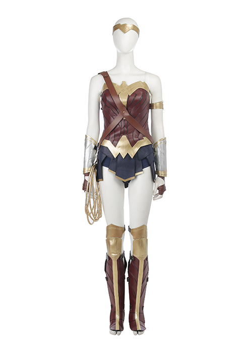 Justice League Wonder Woman Diana Prince Upgraded Version Halloween Cosplay Costume Top