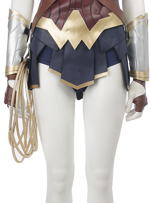 Justice League Wonder Woman Diana Prince Upgraded Version Halloween Cosplay Costume Skirt With Safety Pants