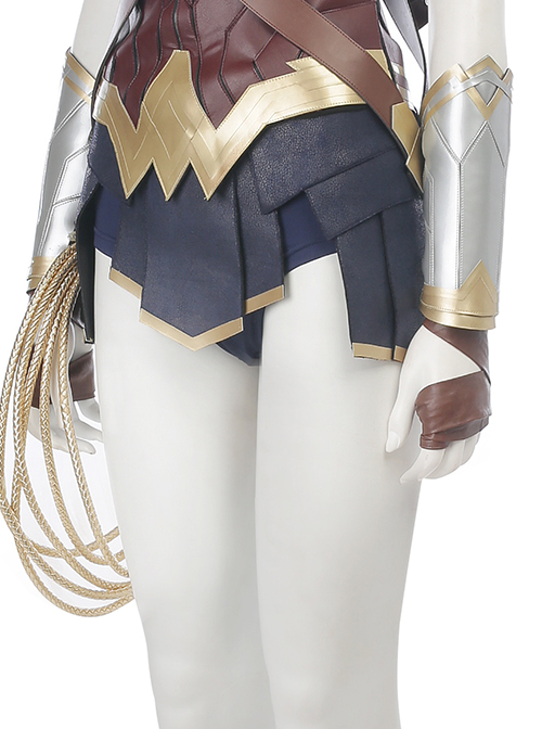 Justice League Wonder Woman Diana Prince Upgraded Version Halloween Cosplay Costume Skirt With Safety Pants