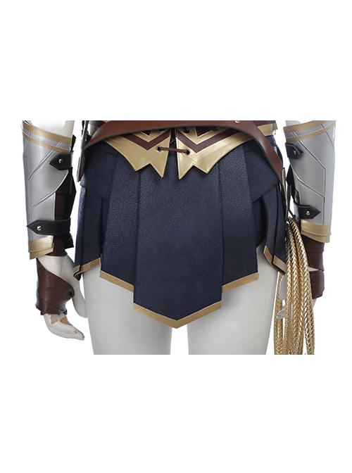 Justice League Wonder Woman Diana Prince Upgraded Version Halloween Cosplay Costume Skirt With Safety Pants