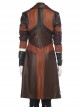 Guardians Of The Galaxy Vol 2 Gamora Battle Suit Halloween Cosplay Costume Brown Jacket