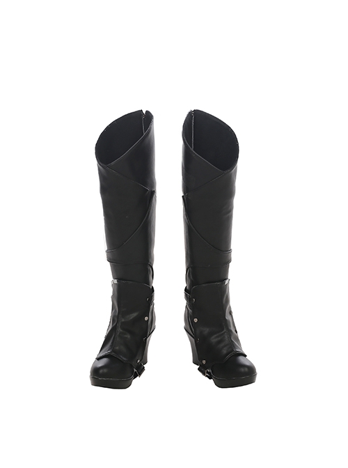 Guardians Of The Galaxy Vol 2 Gamora Battle Suit Halloween Cosplay Accessories Black Boots