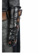 Batman v Superman Dawn of Justice Batman Halloween Cosplay Black Long Gloves