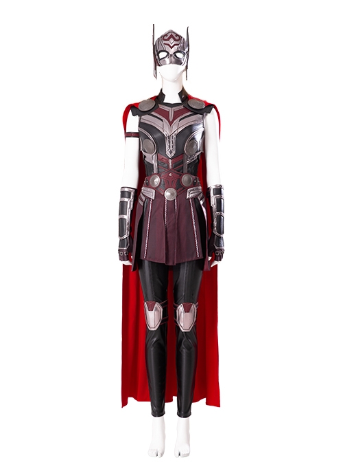 Movie Thor Love And Thunder Female Jane Foster Battle Suit Halloween Cosplay Costume Set