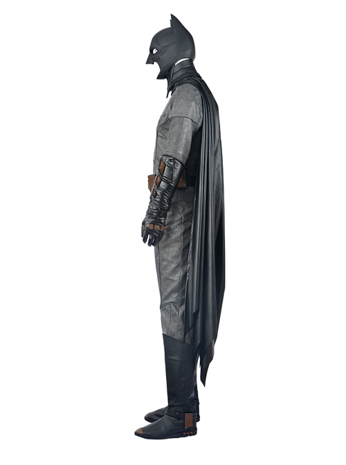 Batman v Superman Dawn of Justice Batman Halloween Cosplay Black Cloak
