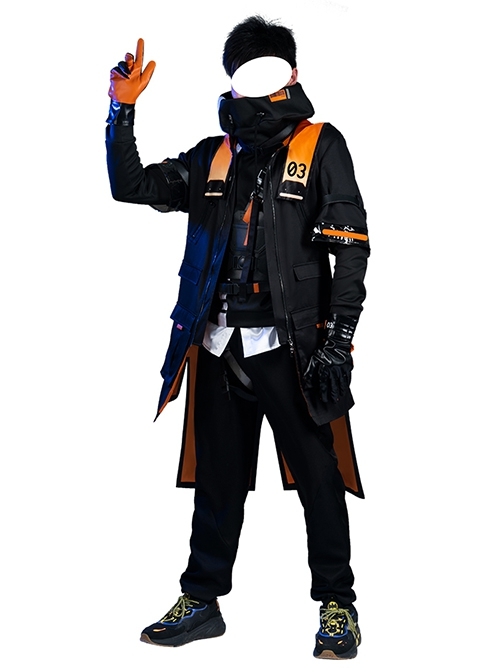 Nijisanji Vtuber Nocytx Alban Knox Initial Outfit Halloween Cosplay Costume Full Set