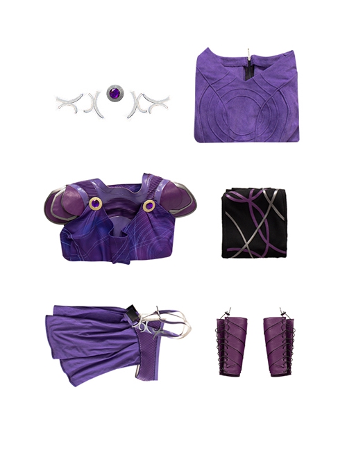 Doctor Strange In The Multiverse Of Madness Clea Battle Suit Halloween Cosplay Costume Set