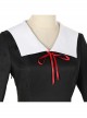 Kaguya-Sama Love Is War Fujiwara Chika Black Dress Suit Halloween Cosplay Costume Full Set