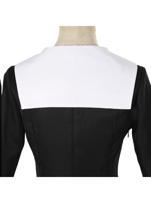 Kaguya-Sama Love Is War Fujiwara Chika Black Dress Suit Halloween Cosplay Costume Full Set