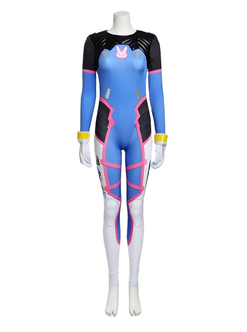 Overwatch D.VA Halloween Cosplay Costume Bodysuit