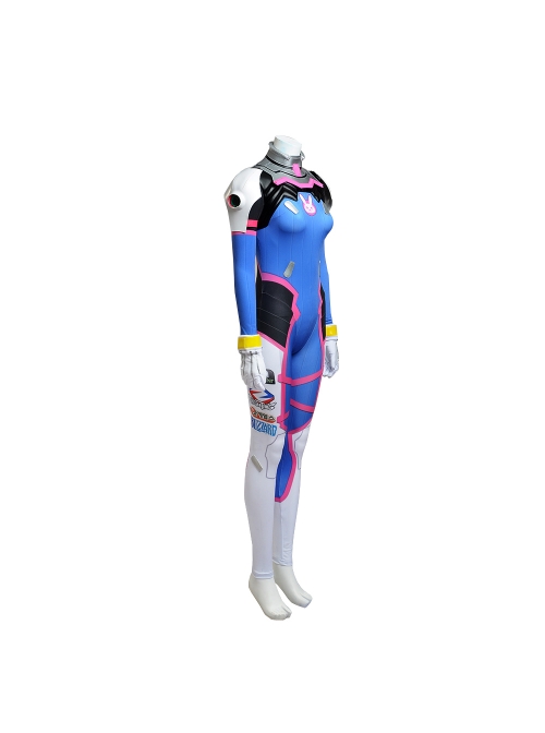 Overwatch D.VA Halloween Cosplay White High Heel Boots