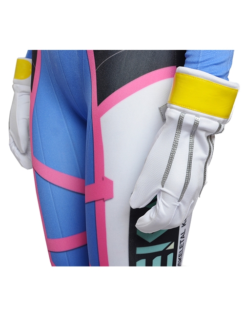 Overwatch D.VA Halloween Cosplay White Gloves
