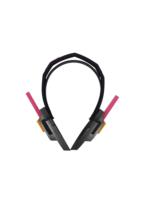 Overwatch D.VA Halloween Cosplay Props Black Headset
