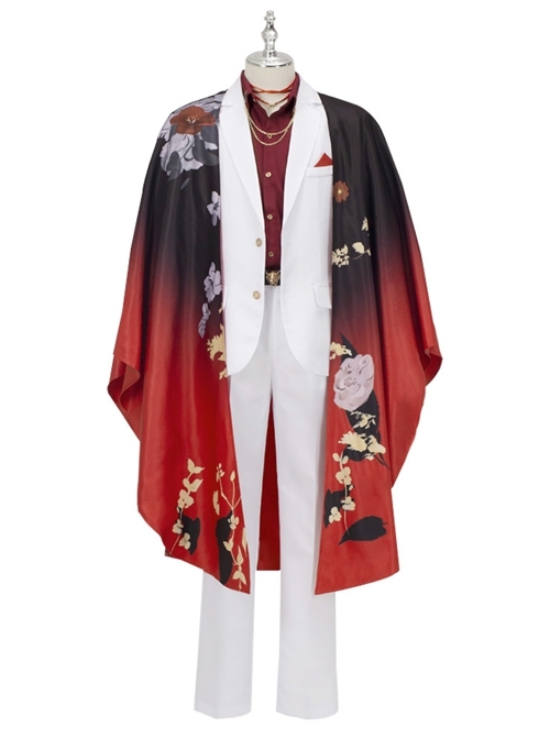 Nijisanji Vtuber Luxiem EN Vox Akuma Original Outfit Halloween Cosplay Costume Set