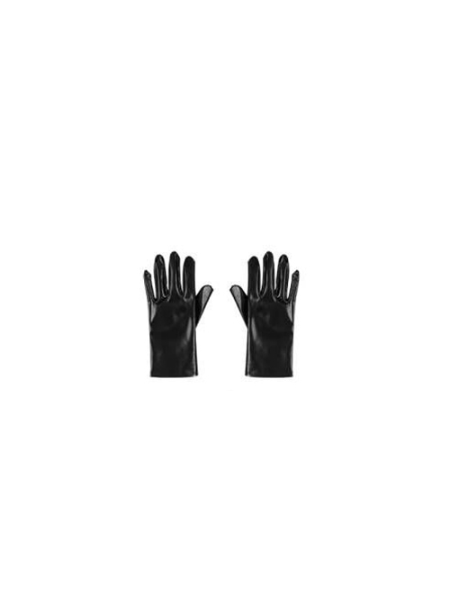 DC Comics Batgirl Barbara Gordon Battle Suit Blue Version Halloween Cosplay Accessories Black Gloves