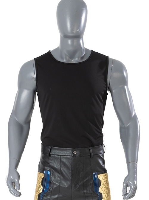 Thor Love And Thunder Thor Odinson Battle Suit Blue Version Halloween Cosplay Costume Black Vest