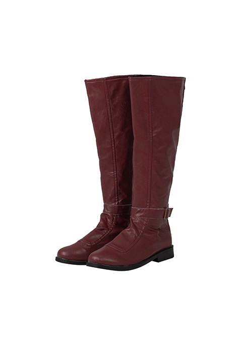 Star Wars Obi-Wan Kenobi Beige Suit Halloween Cosplay Accessories Red Boots