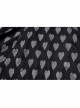 Heart Print Pattern Sexy Suspender Hollow Mesh Metal PU Buckle Bow Design Sleeveless Dress