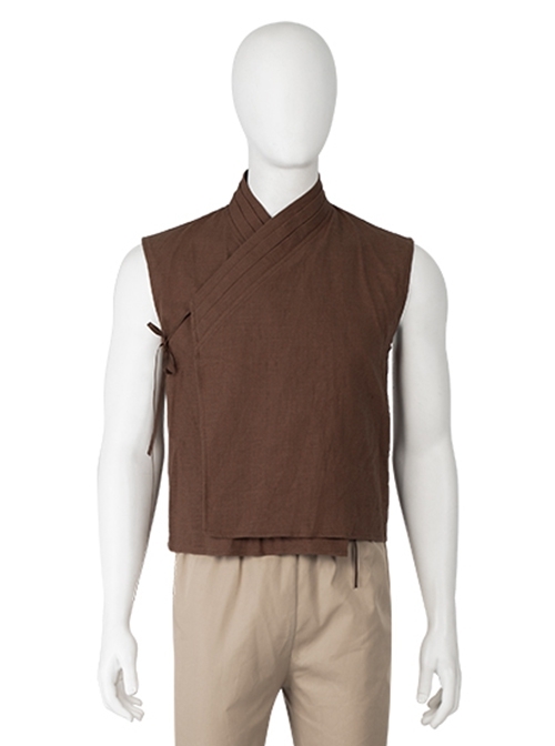 Star Wars Obi-Wan Kenobi Beige Suit Halloween Cosplay Costume Underwear