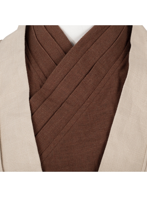 Star Wars Obi-Wan Kenobi Beige Suit Halloween Cosplay Costume Underwear