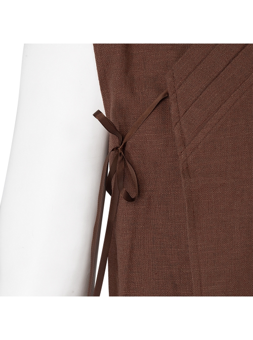 Star Wars Obi-Wan Kenobi Beige Suit Halloween Cosplay Costume Underwear