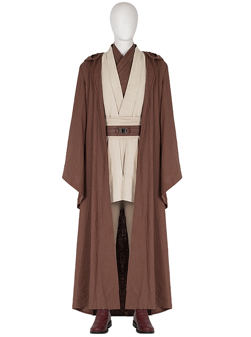 Star Wars Obi-Wan Kenobi Beige Suit Halloween Cosplay Costume Underwear