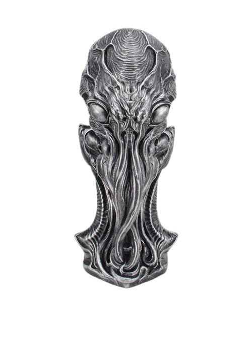 Cthulhu Mythos Bust Statue White Mold Resin Craft Home Decoration Collect Souvenir Halloween Ornament