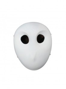 White Owl Modeling Halloween Masquerade Haunted House Adult Full Face Resin Mask